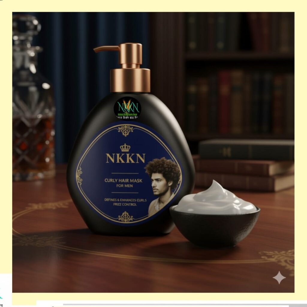 NKKN Curly Hair Mask for Men