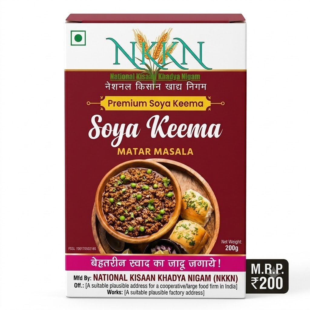 NKKN Brand Soya Keema Matar Masala – A Delicious Vegetarian Twist on a Classic Favorite